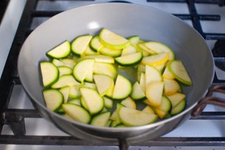 brown the zucchini